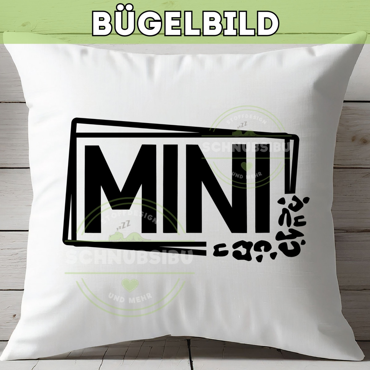 Bügelbild Muttertag - Mama Min
